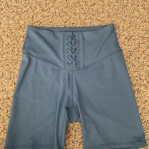 Joylab Women's Lace-Up High-Waisted biker shorts